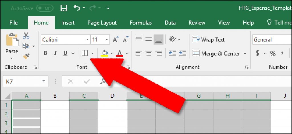 How To Put A White Border Around A Cell In Excel