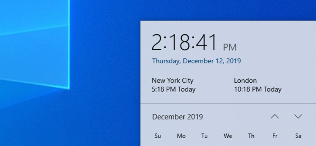 Add clocks to the Taskbar