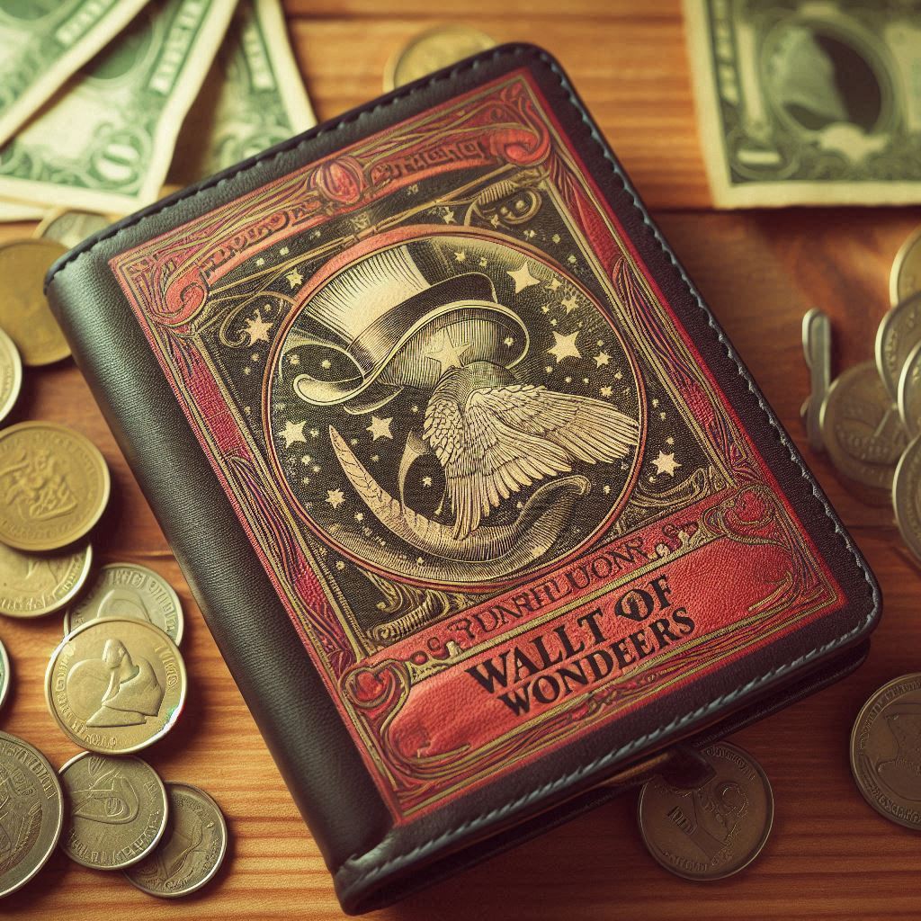 Wallet of Wonders: A Magical Coin Transformation Trick. Effect: A single 10p coin magically changes into two 5p coins. The Wallet of Wonders trick creates the illusion that one coin transforms into two. With a clever wallet design and some simple folding techniques, you can astonish your audience with this delightful coin trick.