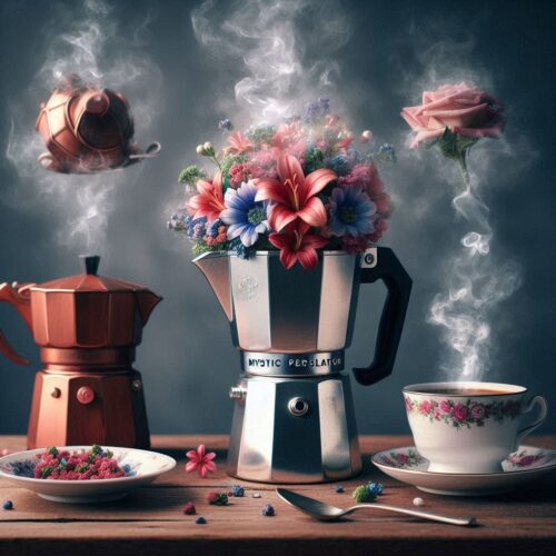 Samuels Mystic Percolator A Magic Trick with a Floral Surprise