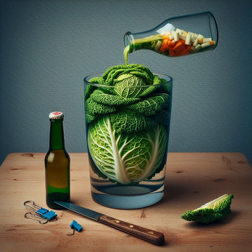 Samuels Wonder Kraut Magic Trick Cabbage-to-Aquarium Illusion