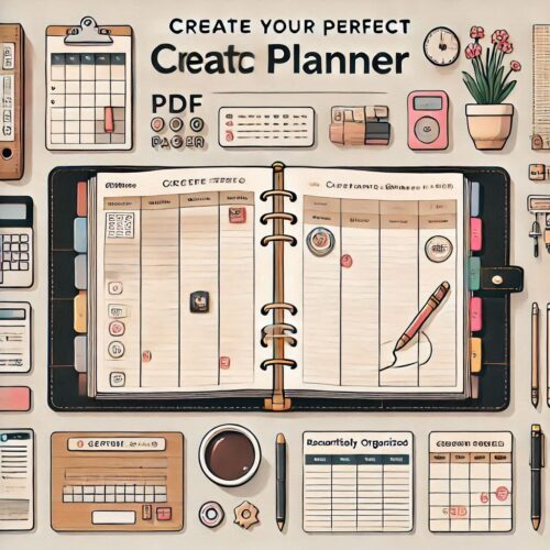 Create Your Perfect PDF Planner with Remarkably Organized Pages