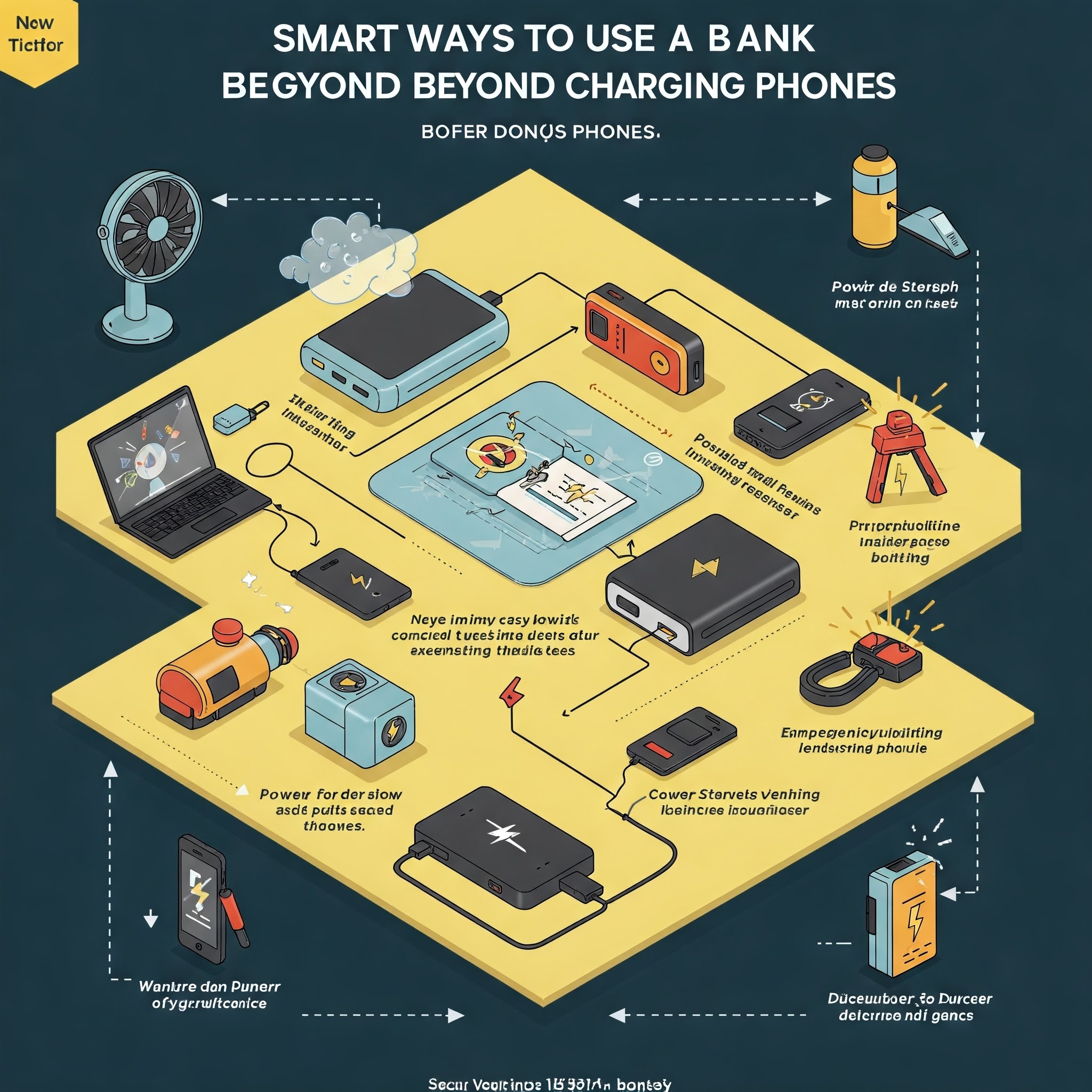 hSmart Ways to Use a Power Bank Beyond Charging Phones