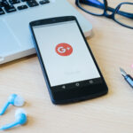 messy keyboard office google technology screen