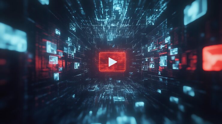 play button digital matrix 1331154 32312