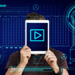 play button media player podcast graphic