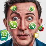 whatsapp icons popping up mans face 926199 2466685