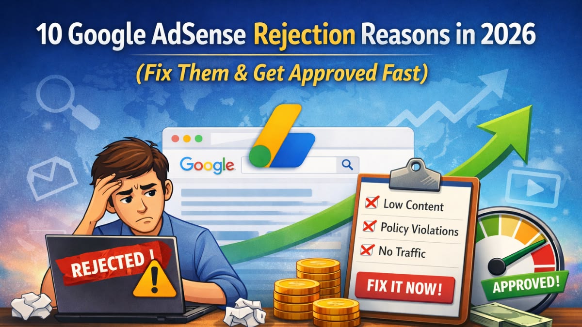 AdSense Approval Rejected?