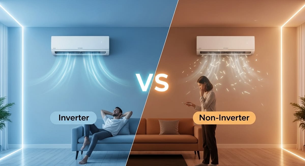 Inverter AC vs Non-Inverter AC: Is the Extra Cost Worth It?