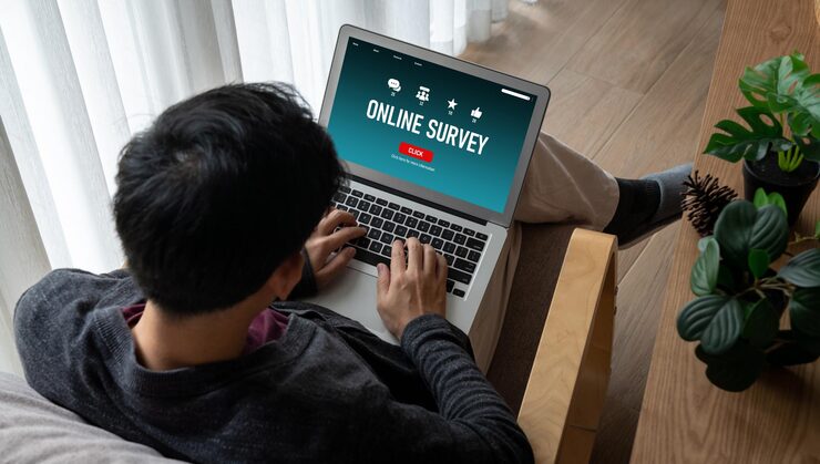 online survey form modish digital information collection internet network 31965 233258