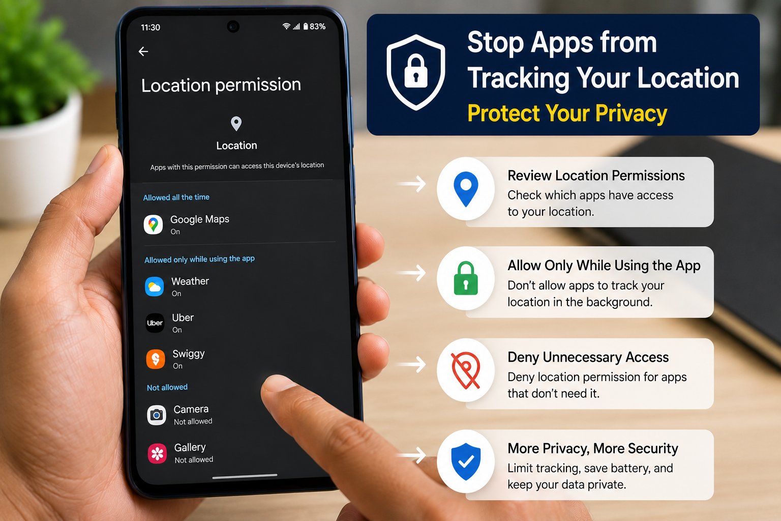 How to Stop Apps from Tracking Your Location