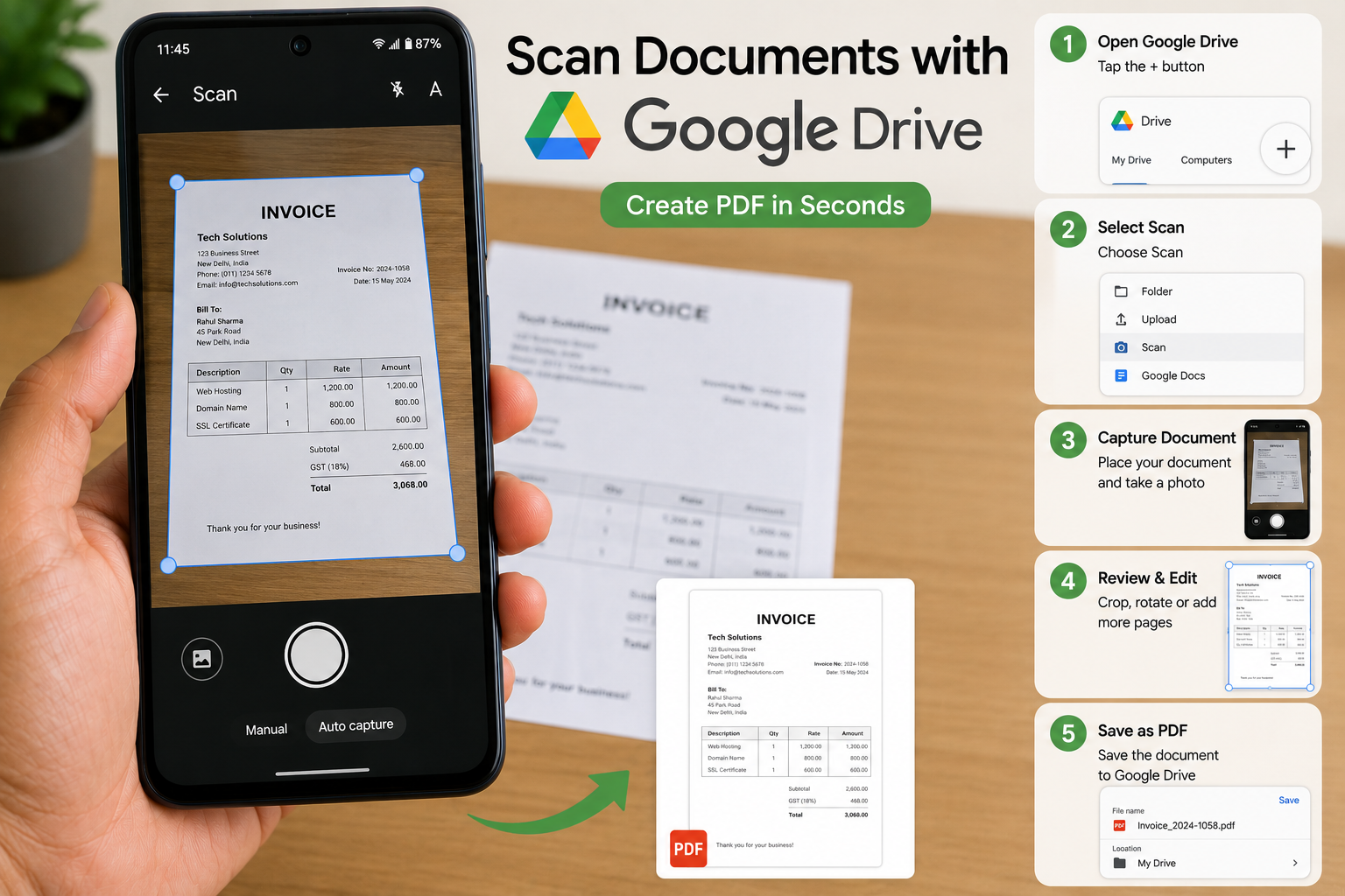 How to Scan Documents with Google Drive
