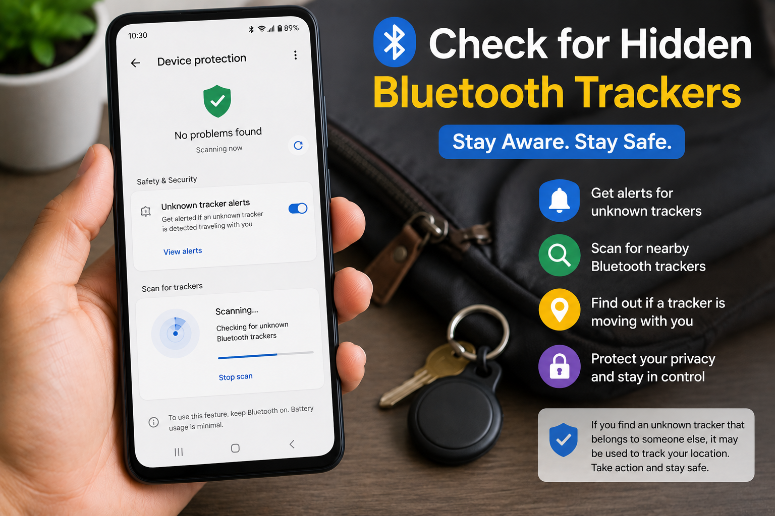 How to Find Hidden Bluetooth Trackers Near You