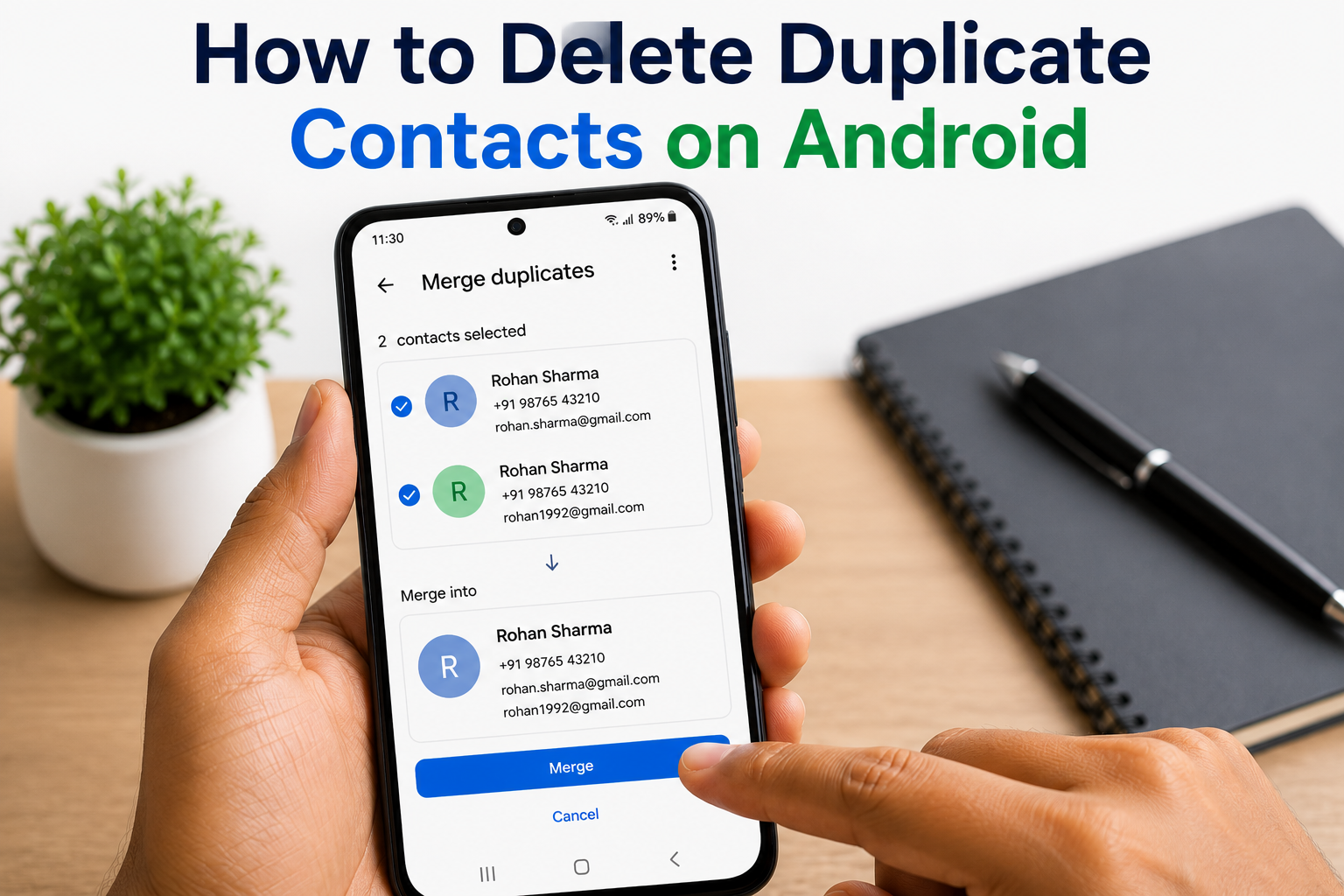 How to Delete Duplicate Contacts on Android