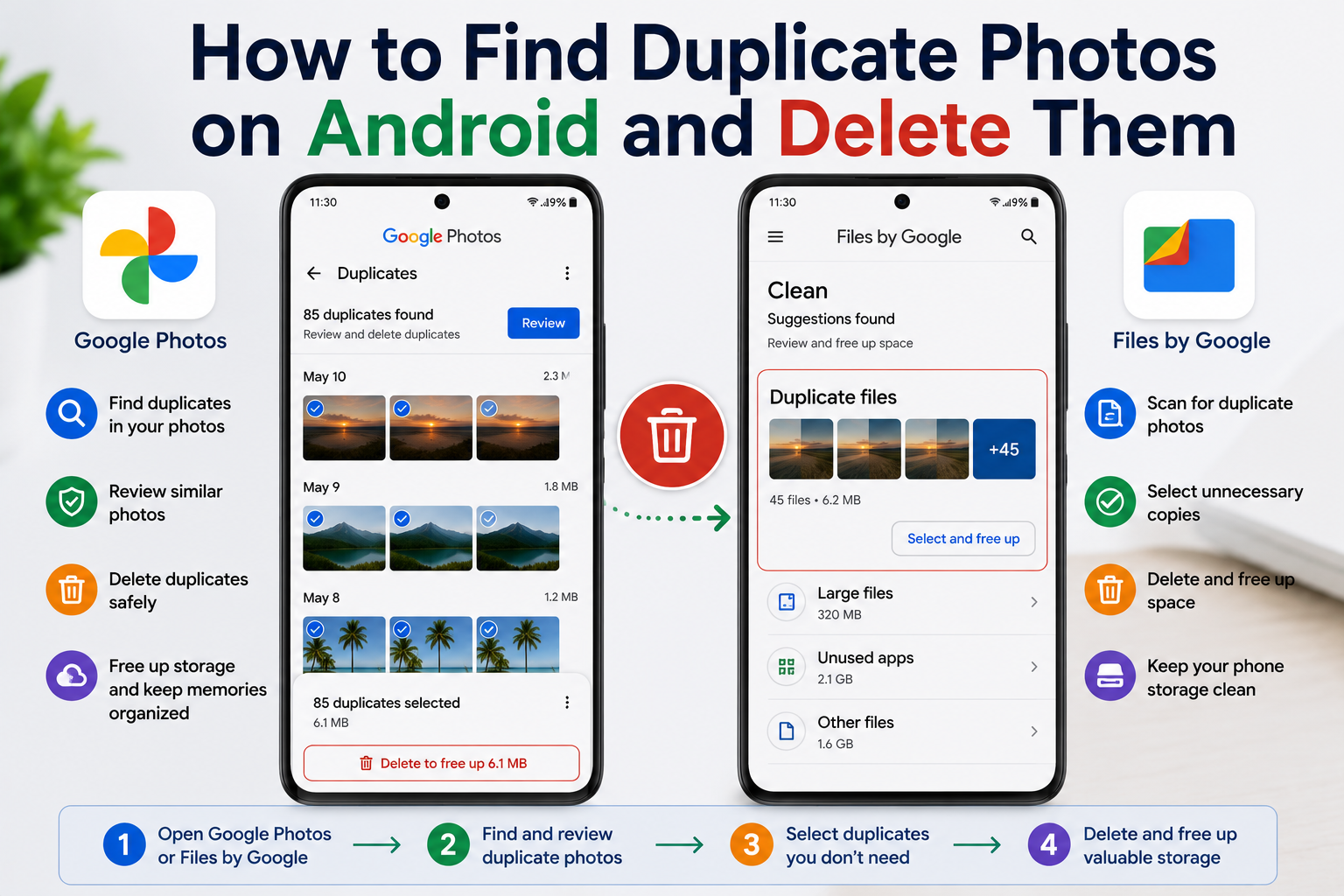 How to Find Duplicate Photos on Android and Delete Them
