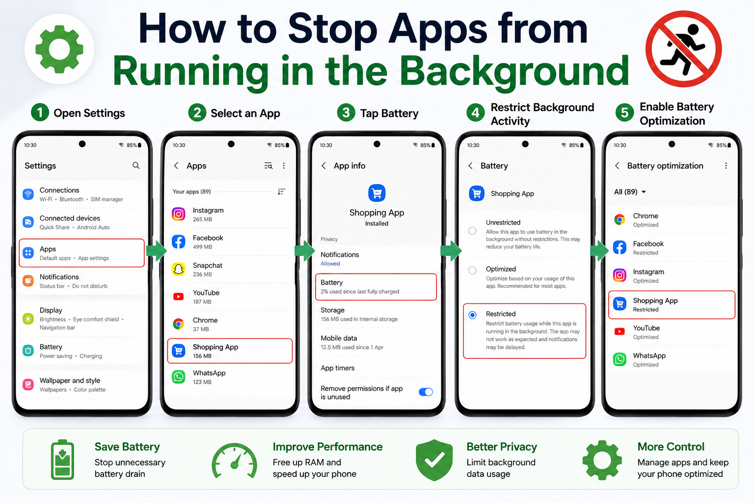 How to Stop Apps from Running in the Background