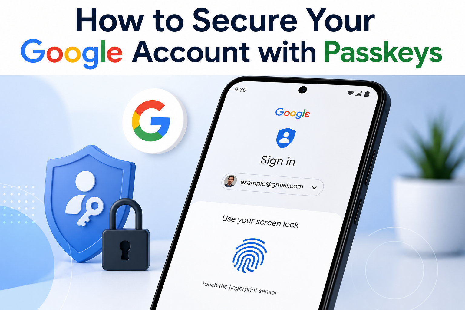 How to Secure Your Google Account with Passkeys